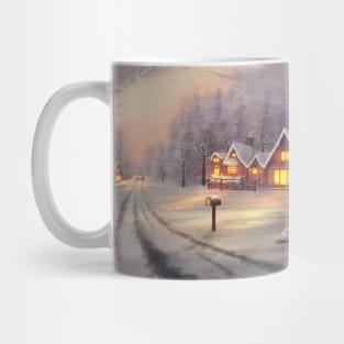 Winter Cottage Mug